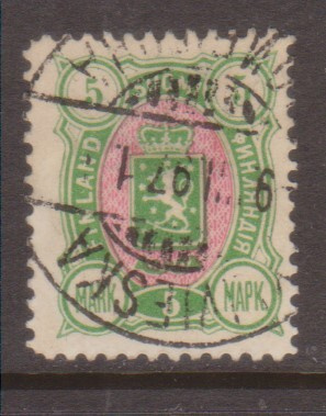 v.1889 5mk leimattu