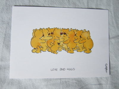 Leendert Jan Vis : Love and Hugs  nallet halaamassa