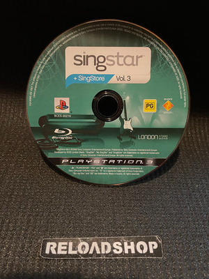 SingStar + SingStore Vol 3 - Disc PS3