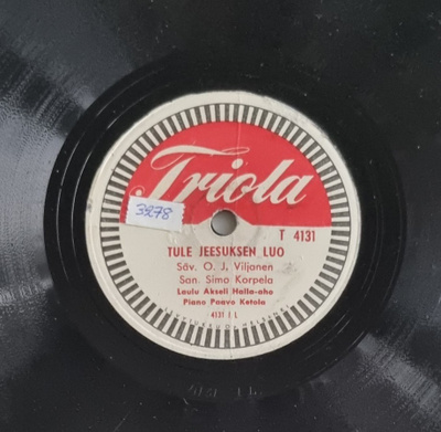 Savikiekko 1954 - Akseli Halla-Aho - Triola T 4131
