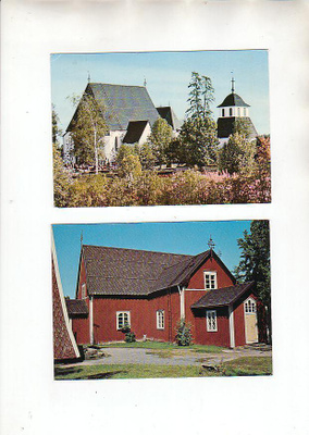 Kirkko, kirkot, 5 kpl., merkillä kulkeneet.