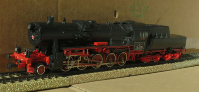 Märklin T3 digital CCCP höyryveturi Punatähti