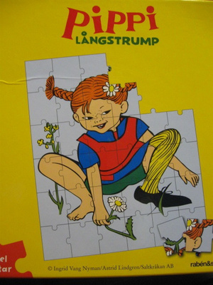 PIPPI LÅNGSTRUMP/ PEPPI PITKÄTOSSU PALAPELI