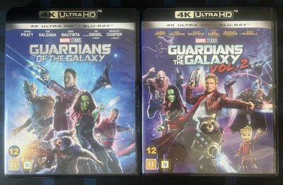 Guardians Of The Galaxy 1 ja 2 (4K Ultra HD + Blu-ray)
