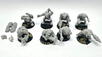 WH40K - 8kpl Space Ork Boyz (Rogue Trader) [K86]