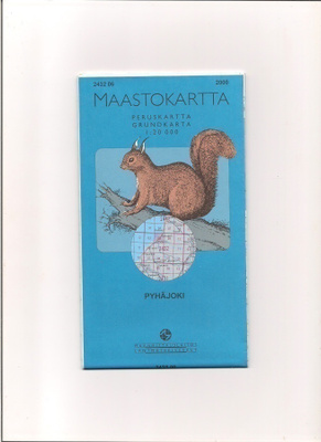 Maastokartta 1:20 000 Pyhäjoki
