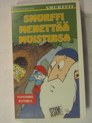 Smurffi menettää muistinsa • VHS