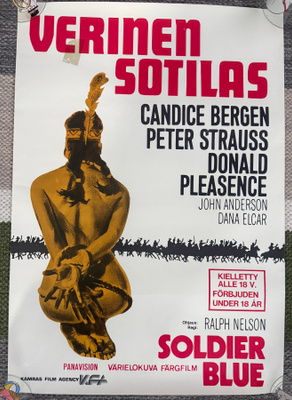 ELOKUVAJULISTE VERINEN SOTILAS / SOLDIER BLUE