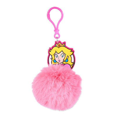 SUPER MARIO PRINCESS PEACH POM POM KEYCHAIN (65 313) avaimen