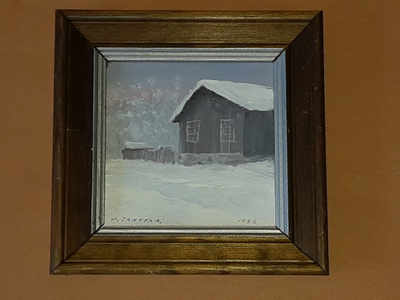 V. Tanttari PIHAPIIRI  maalaus v.1982