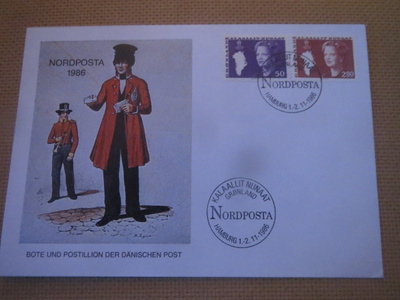 FDC Grönlanti: Nordposta 1986