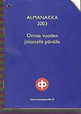 huuda syntymävuotesi almanakka 2003