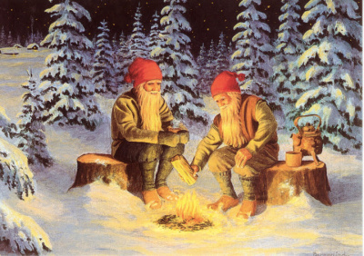 Jan Bergerlind: Tontuilla nuotiokahvit