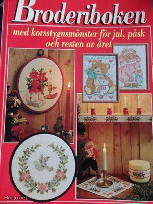 Ruotsalainen ristipistomallikirja Broderiboken