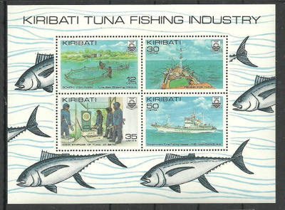 KIRIBATI Tyynimeri Kalastus blokki **
