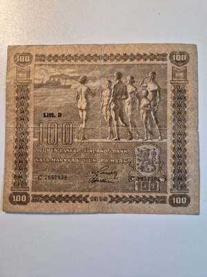 Suomi	1939	 100	markkaa  (14385)