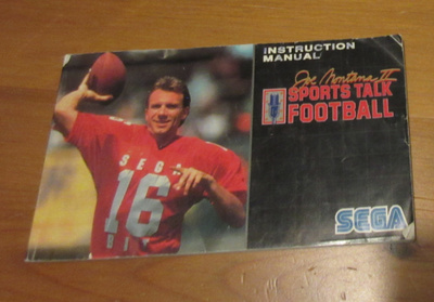 Sega Mega Drive: Joe Montana II Football -MANUAALI ei peliä!