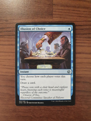 Magic the Gathering Illusion of Choice