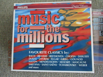 MUSIC FOR THE MILLIONS - FAVOURITE CLASSICS (5 x CD)