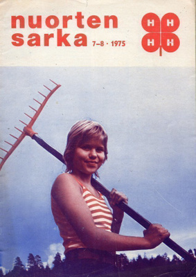 Nuorten Sarka n:o 7/8 1975 4H-parlamentti. Noppapeli.