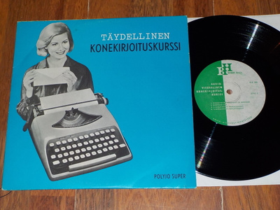 Täydellinen Konekirjoituskurssi - 10" LP Hobby Hall EX