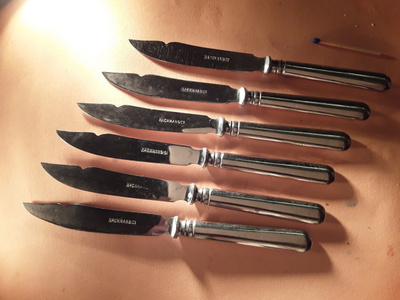 Hackman vintage hedelmäveitsi x 6 kpl.