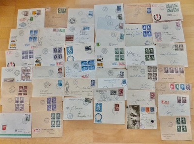 n. 42VANHAA FDC Ensipäiväkuorta ym alk 1942