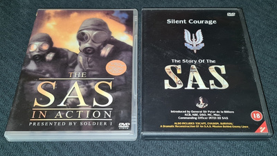 DVD - SAS ( In action ja silent courage )