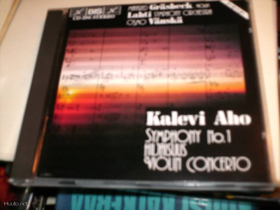 CD Kalevi Aho SYMPHONY No. 1 HILJAISUUS Violin Concerto