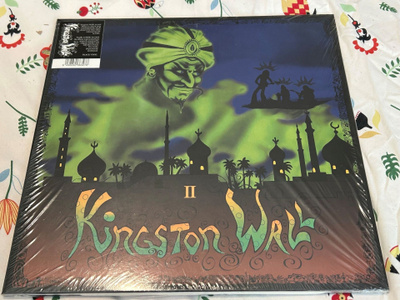 KINGSTON WALL: II 2 LP LIMITED EDITION MUSTA *UUSI*