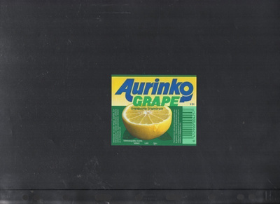 Aurinko GRAPEJUOMA Etiketti