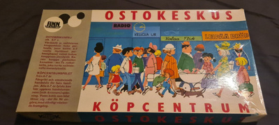 VINTAGE Lautapeli - Ostoskeskus ( Kuvataide )