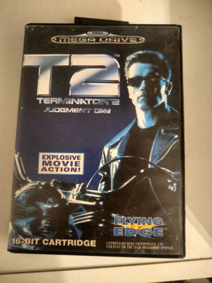 Terminator 2 - T2 Sega Mega Drive peli