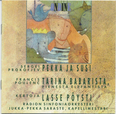 PEKKA JA SUSI / BABAR - RSO, Saraste, Pöysti – MINT 1992 CD