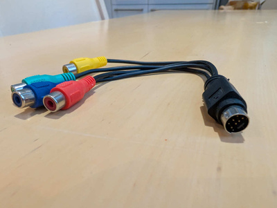 7-pin S-Video to Component RCA