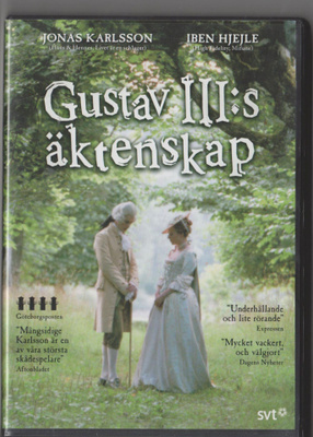 GUSTAV III:s ÄKTENSKAP [DVD] Jonas Karlsson Iben Hjejle
