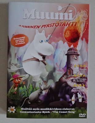dvd, Muumi ja punainen pyrstötähti/Mumintrollet../Moomins...