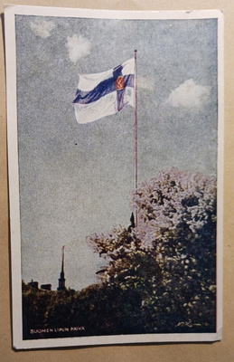 Suomen lipun päivä, Suomen valtiolippu, vanh. väripk, ei p.