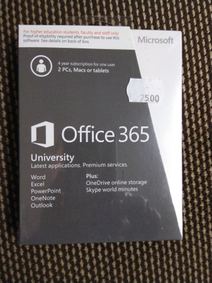 Microsoft Office 365 University....neljän vuoden tilaus!