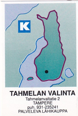 Tampere, Tammelan Valinta . Kesko    s16