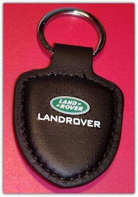 Pieni nahkainen Land Rover avaimenperä