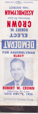 Democrat, Robert W. Crown   b629