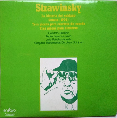 Stravinsky - Sotilaan tarina etc. LP