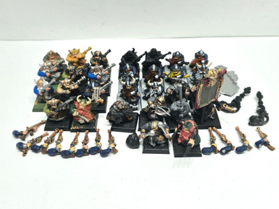 WHFB - 29kpl Dwarf Thunderers [F9]