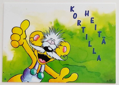 "Heitä kortilla!"-KULKEMATON POSTIKORTTI