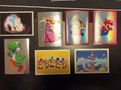 Panini Super Mario -tarrat, 7 kpl