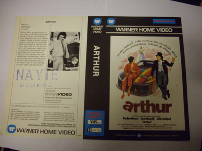 Vhs kansipaperi Fix - ARTHUR (Sis.postikulut)