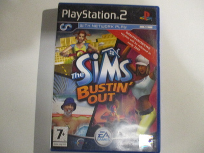 PS2 THE SIMS BUSTIN OUT