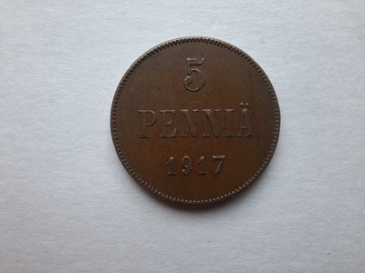 5 PENNIÄ 1917