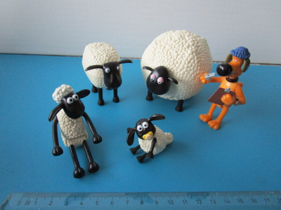 Late Lammas figuurit, 5 kpl